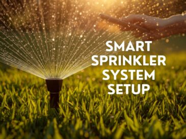 Smart sprinkler system setup saves water and money