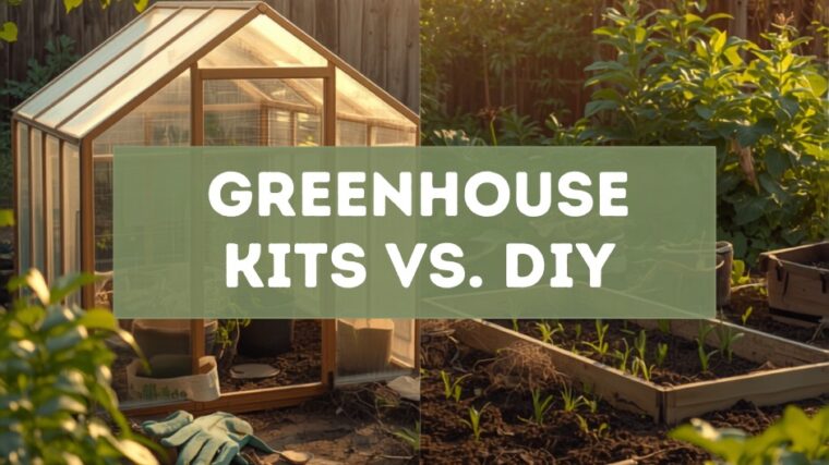 Greenhouse kits vs DIY build backyard