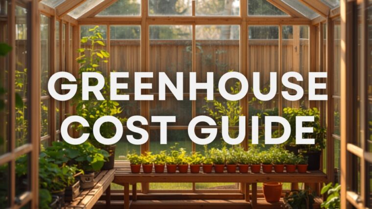 Greenhouse cost guide building at home
